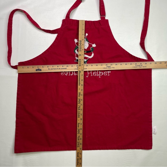 Santa's Helper apron set adult and child sizes Christmas Holiday mommy and me - Picture 6 of 9